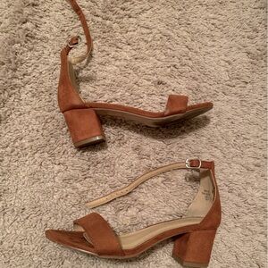 Brown Suede Heel